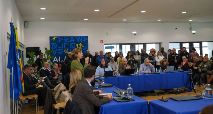 Reunião com os moradores