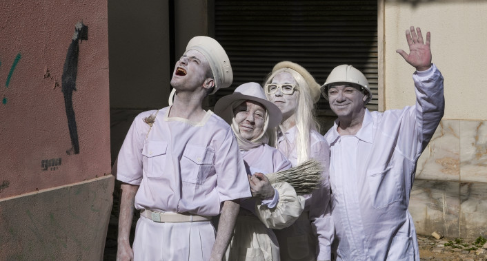 Foto peça de teatro "Natural_Mente - Flores"