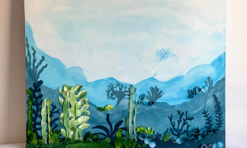 Exposição de Artes Plásticas “Mar de Existências - Reflexões Costeiras” de Lina Alves
