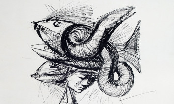 «Estudo para vendedora ambulante», de Maria Keil (pormenor)