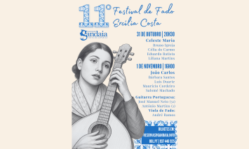 Cartaz Festival de Fado Ercília Costa